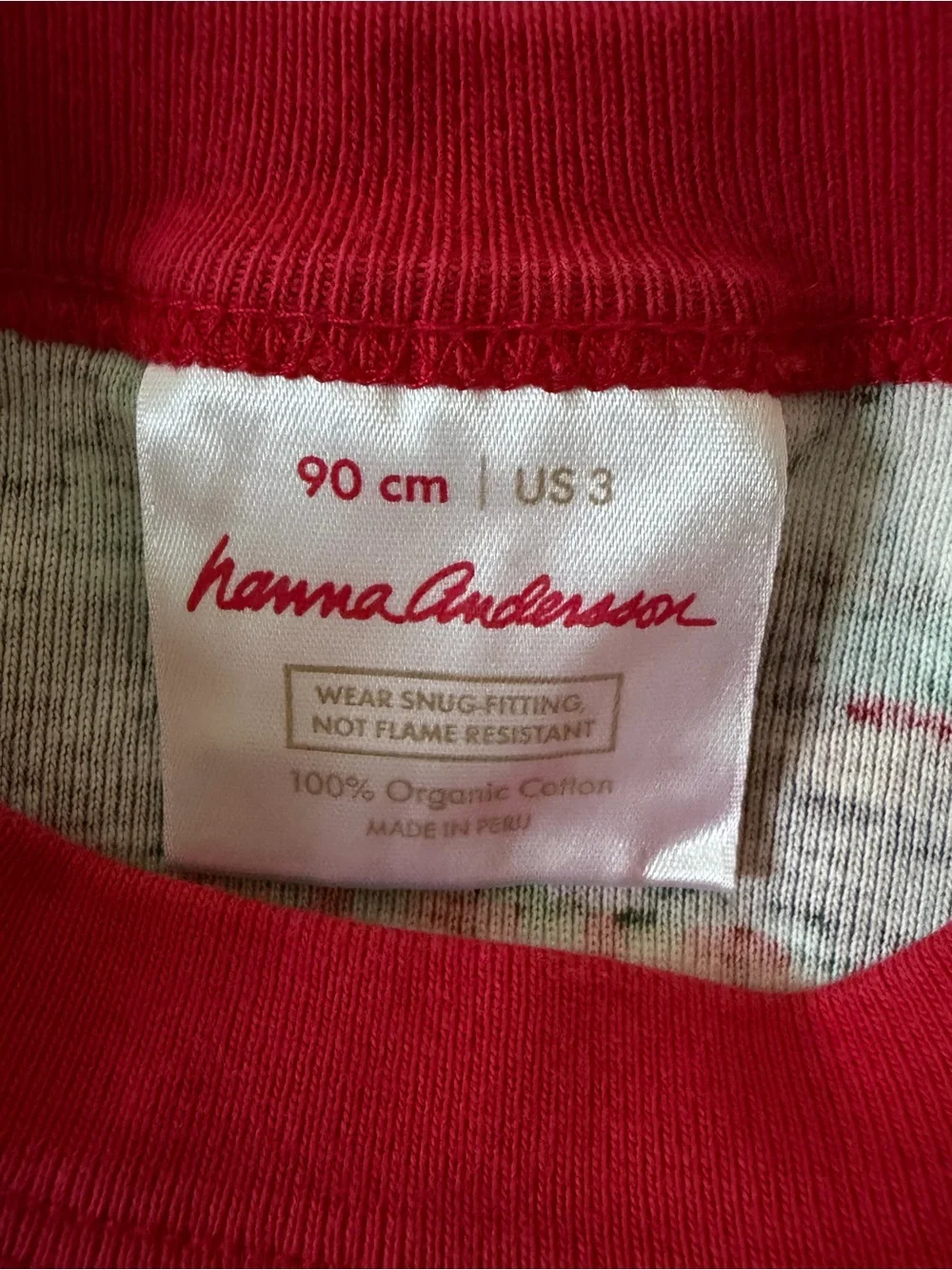 Hanna Andersson Navy and Red Holiday Gnome Kids Pajama Set